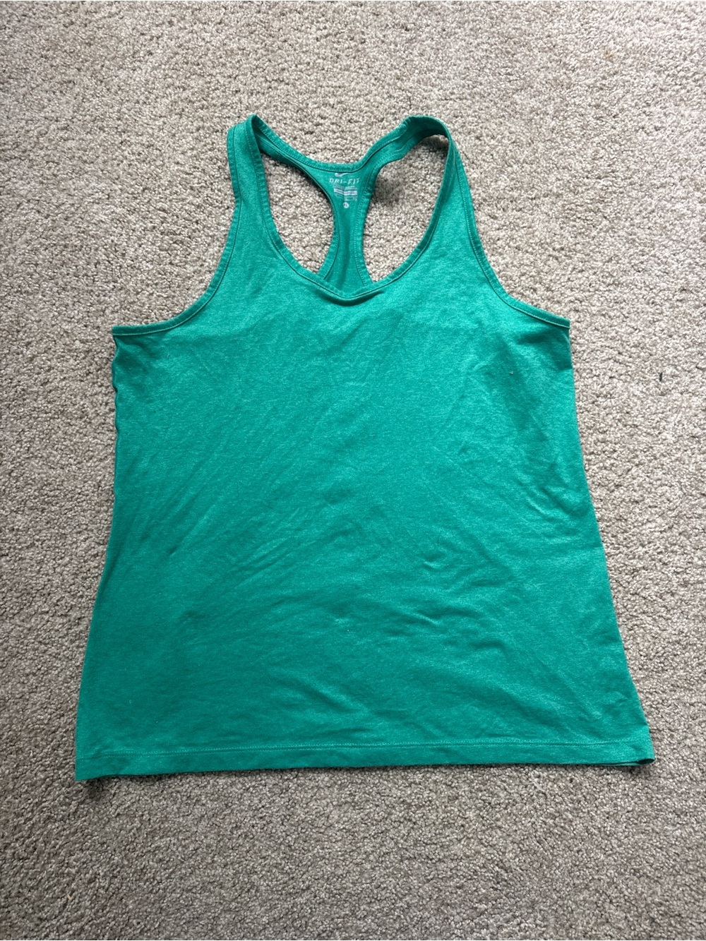 Nike Women's Teal Green Racerback Tank Top
